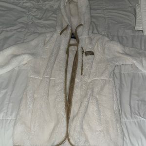 White Sherpa Reebok Jacket